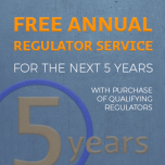 Regulator Service for 5 Years!