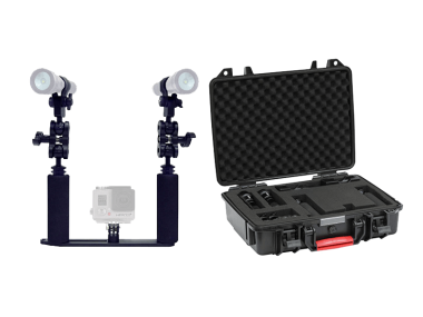 Camera Tray Kit W/ Two lights and Hard Case