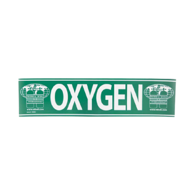 Oxygen Cylinder Sticker 