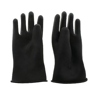 5 Finger Rubber Gloves Short