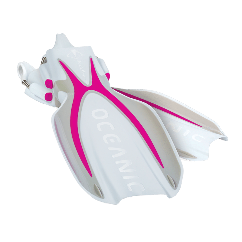 Details about   Oceanic Manta Ray Fins 2 Buckles with 4 Pins 