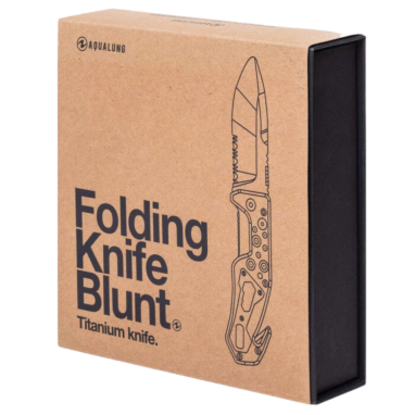 Blunt Folding Knife- Black