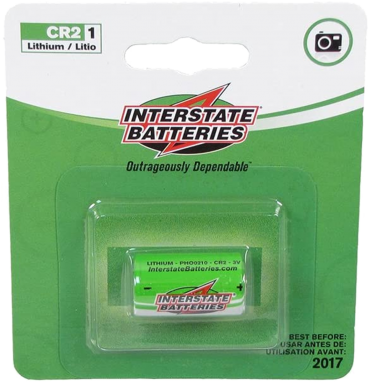 Interstate Batteries CR2 Lithium Battery 
