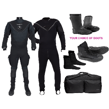 Fusion Tech AirCore & Thermal Fusion Drysuit Package