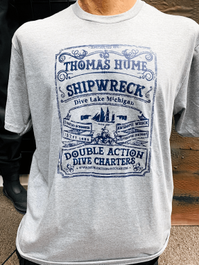 Thomas Hume T-Shirt by Double Action Dive Charters
