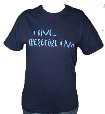 I Dive Therefore I am Tee (Medium) - Discontinued