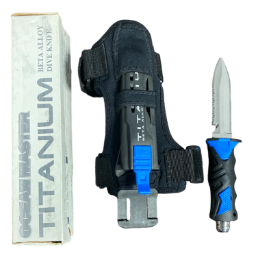Oceanmaster Titanium Knife with Leg Strap - Used