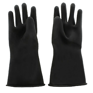5 Finger Rubber Gloves Long
