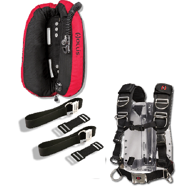 Open Box Elite II Backplate and Wing Package-MD/LG