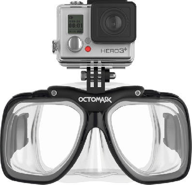 Mask with Gopro Mount