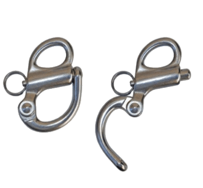 2" Fixed Stainless Steel Bail Snap Shackle