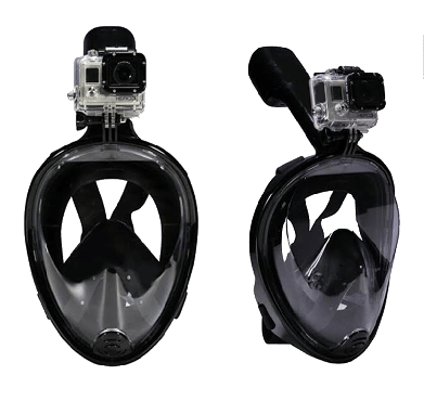 Full Face Snorkeling Mask with Go Pro Mount