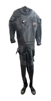 Mens Argonaut Stealth Drysuit- Mens Large Short - Lightly Used