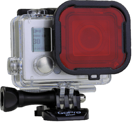 GoPro Aqua Glass Red Filter  Dive Hero3+