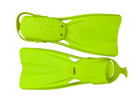 Oceanic Accel Fins Small Yellow USED