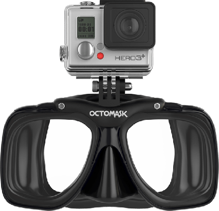 Mask with Gopro Mount