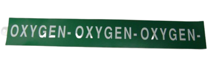 Oxygen Cylinder Sticker