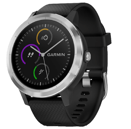 vívoactive® 3 GPS Smart Fitness Watch -Black with Stainless Hardware